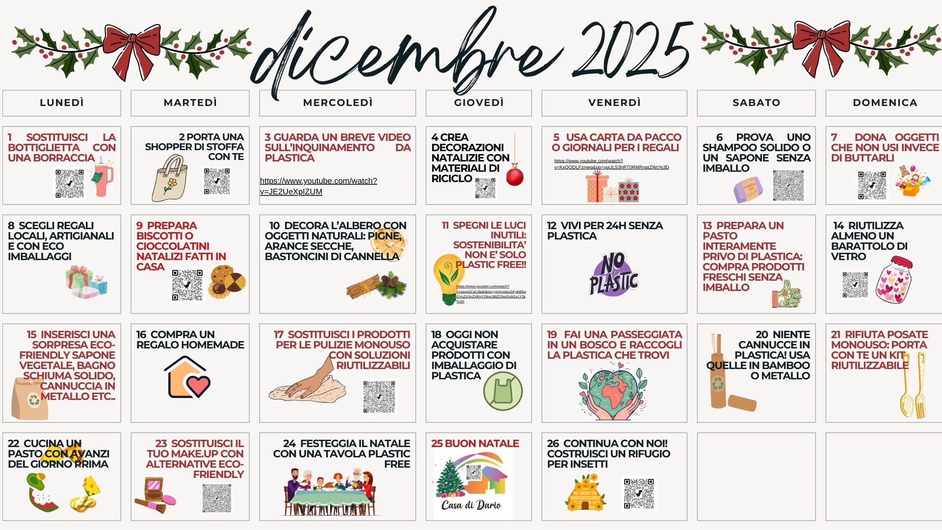 Calendario dell’Avvento