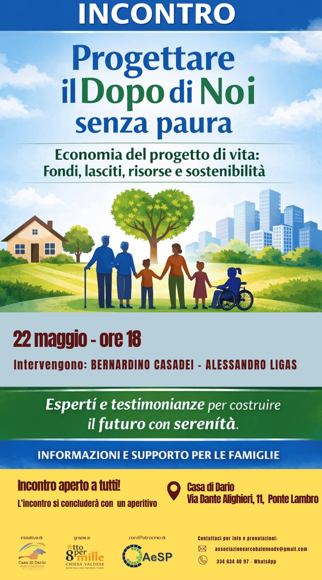 Progettare Dopo di Noi senza Paura